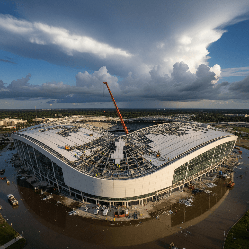 Tropicana Field Roof Repairs & Your Storm Damage Plan